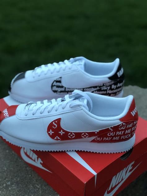 custom nike cortez gucci